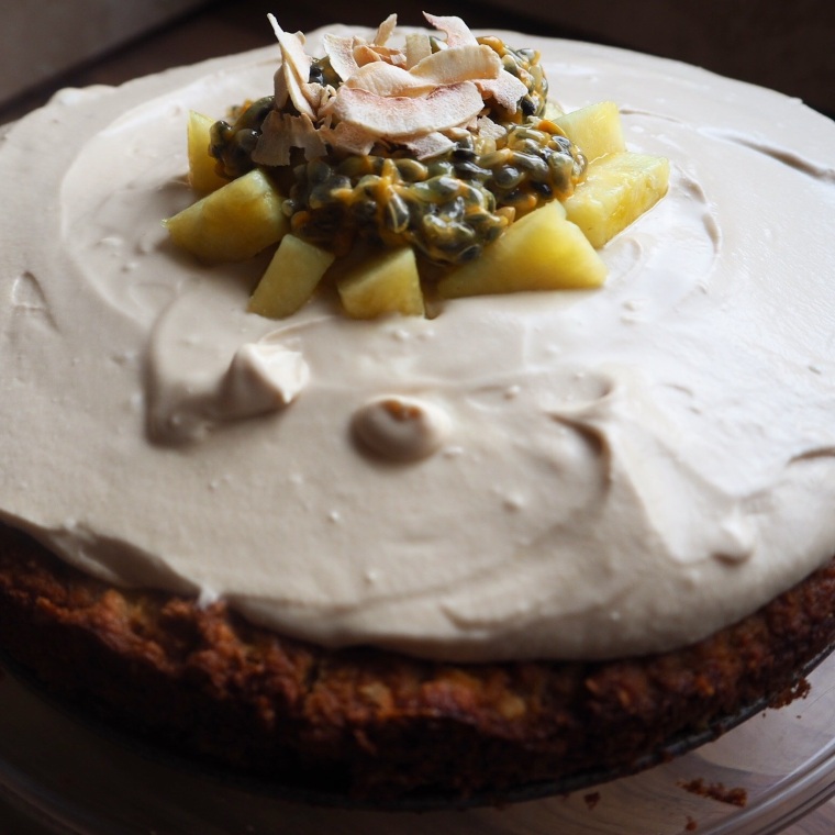 diet The Foodie Teen carrot and pineapple cake with coconut and passion fruit frosting